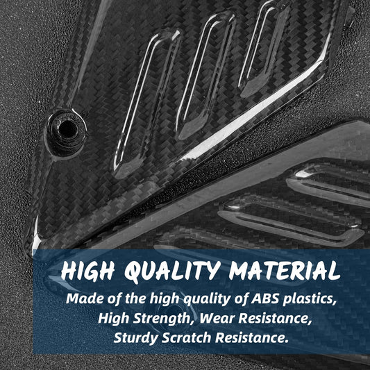 Wolfline Motorcycle Accessories Front Frame Side Cover For Kawasaki Z650RS 2022 2023 Real Carbon Fiber Cowl Panel Trim Body Fairings