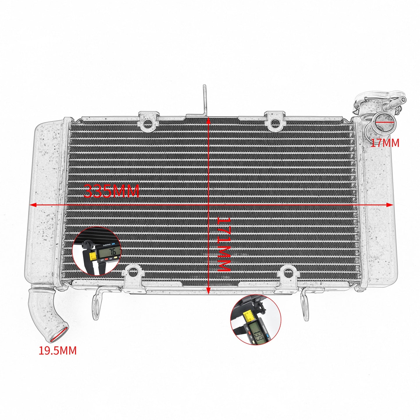 Wolfline Motorcycle Engine Radiator Cooling Parts For Honda CBR500R CBR 500R CBR500 R CBR 500 R 2019 2020 2021 2022 2023 Cooler Water Tank Grille Guard Accessories