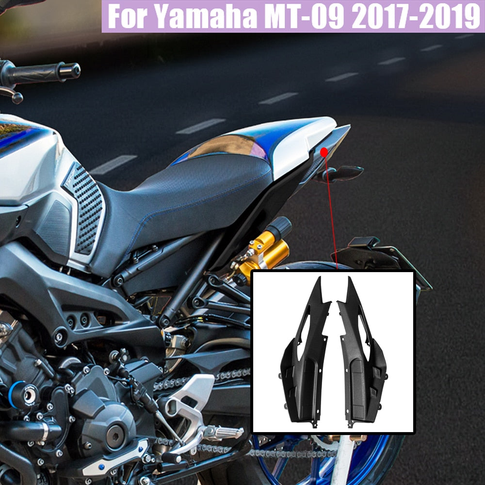 Wolfline Motorcycle Fairing Side Upper Rear Tail Seat Cover Cowl For Yamaha MT09 MT-09 MT 09 2017 2018 2019 2020 2021 Fairings Protector