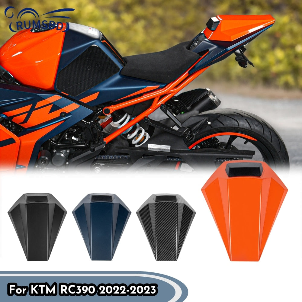 Passenger Rear Solo Seat Cover For KTM RC390 RC 390 2022-2023 Motorcycle Pillion Seat Cowl Fairing Parts Accessories