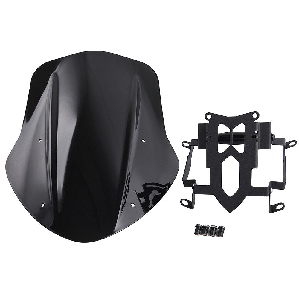 Motorcycle Touring Sport Windscreen Windshield Flyscreen Wind Deflector for Ducati Diavel 2014 2015 2016 2017 2018 Accessories