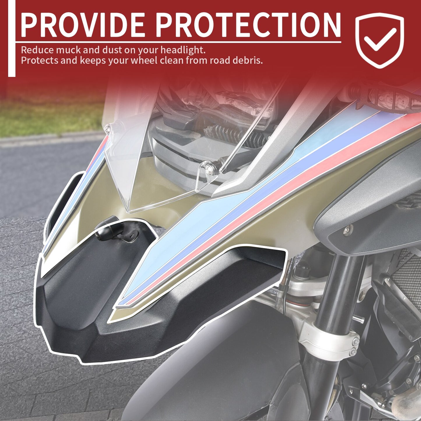 R1250GS R1200GS ADV Front Beak Fairing Extension Wheel Extender Cover For BMW R 1200GS 1250GS Adventure Motorcycle Accessories