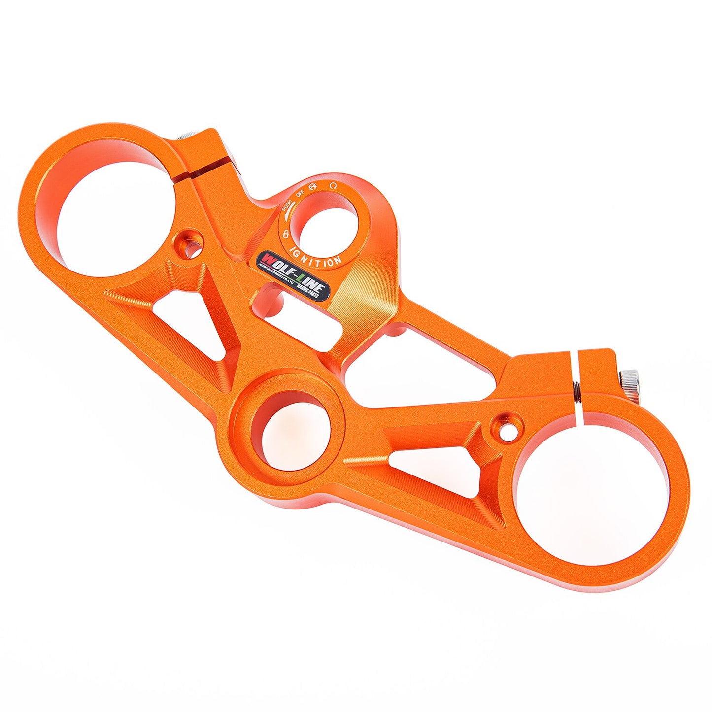 Wolfline RC390 Front Fork Triple Tree Upper Top Clamp for KTM RC 390 2022 2023 Motorcycle Handlebar Holder Fork Bracket