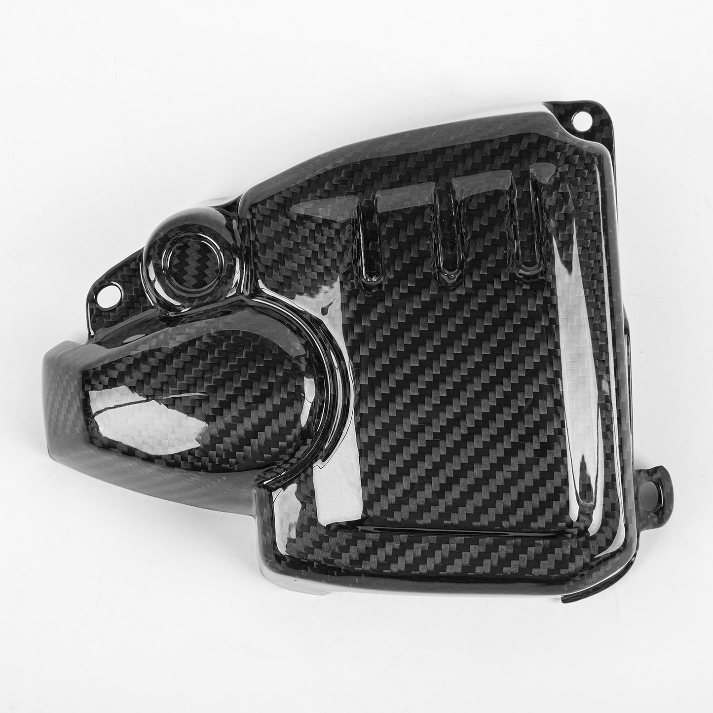 Wolfline Motorcycle Real Carbon Fiber Engine Cover Cylinder Head Guard Protector For Kawasaki Z650RS 2022 2023 Fuel Tank Lower Cover