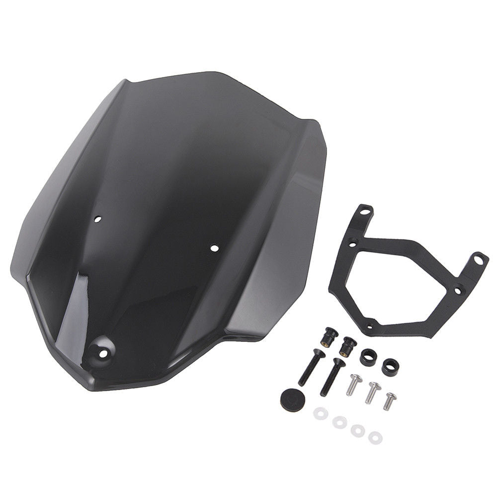 Windshield For Yamaha MT03 FZ03 Windscreen MT FZ 03 MT-03 FZ-03 2016-2019 Flyscreen Fly Screen Wind Deflector Motor Parts