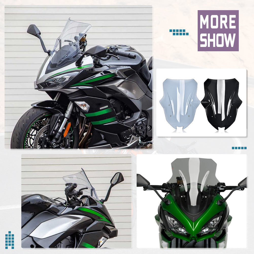 Windscreen Windshield For Kawasaki Ninja1000 Z1000SX 2017-2022 2018 2019 2020 2021 Ninja 1000 1000SX