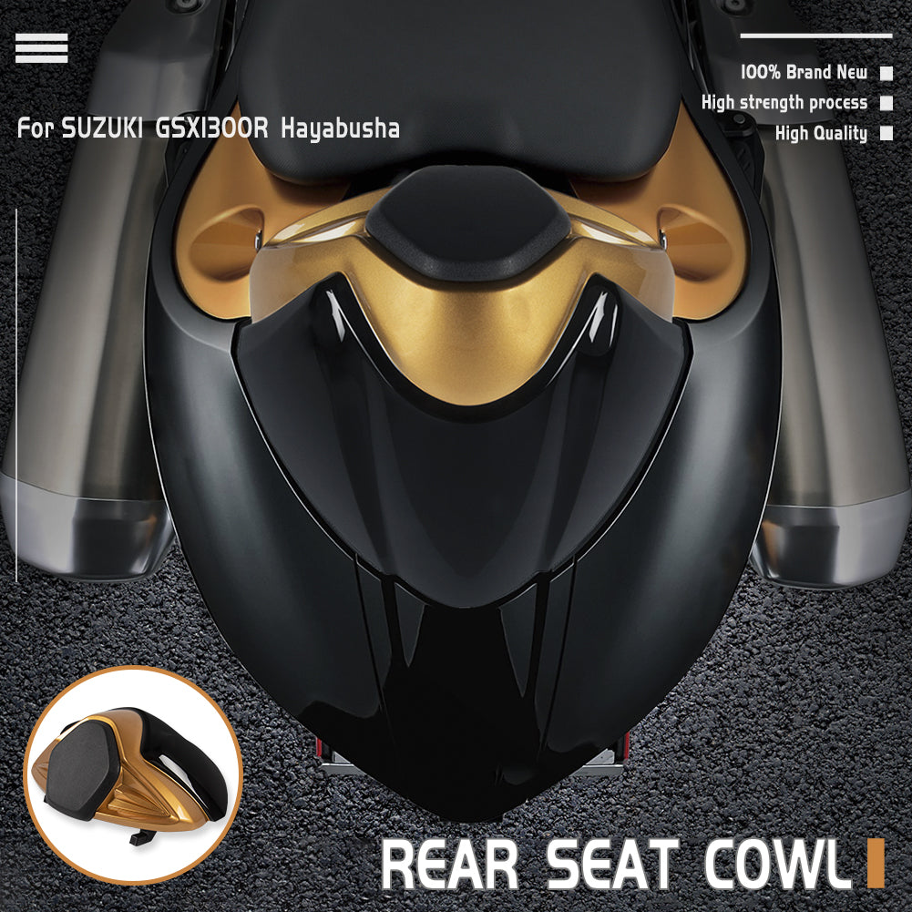 Wolfline Motorcycle Pillion Rear Seat Cover Cowl Solo Faring Passenger Accessories For Suzuki GSX1300R Hayabusa GSXR 1300 2021 2022