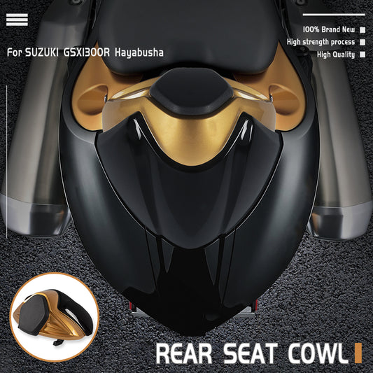 Wolfline Motorcycle Pillion Rear Seat Cover Cowl Solo Faring Passenger Accessories For Suzuki GSX1300R Hayabusa GSXR 1300 2021 2022