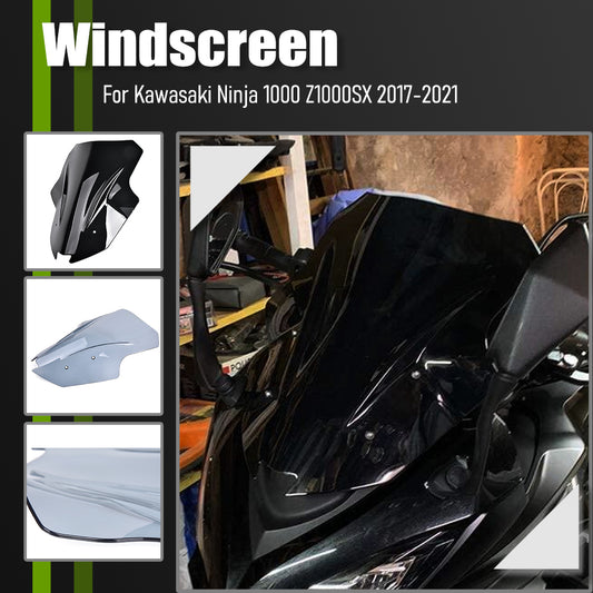 Windscreen Windshield For Kawasaki Ninja1000 Z1000SX 2017-2022 2018 2019 2020 2021 Ninja 1000 1000SX