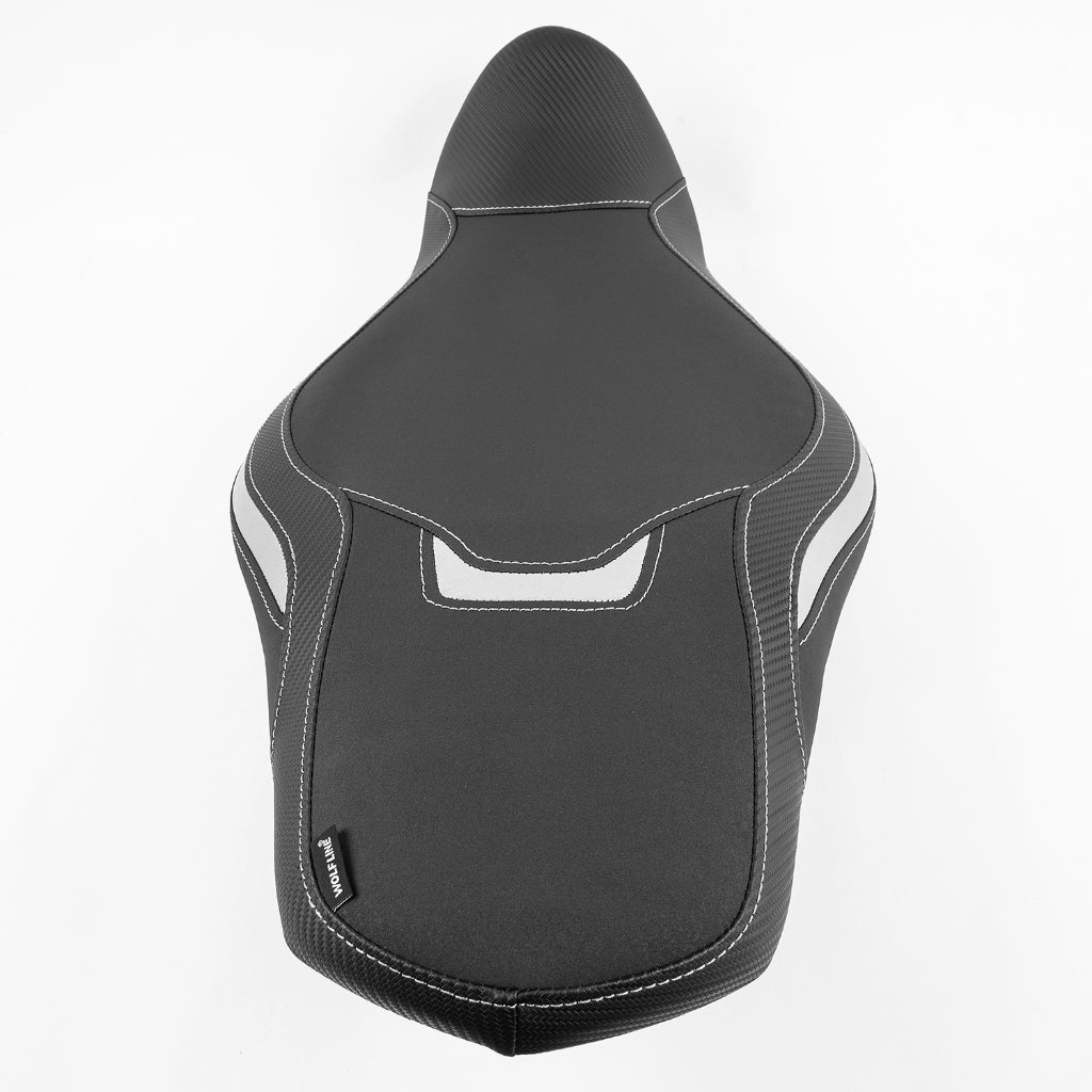 Wolfline One Piece Driver Seat Cushion For Yamaha MT-09 MT09 SP MT 09 2021 2022 2023 Front Driver Rear Passenger Seat Cover Pillion