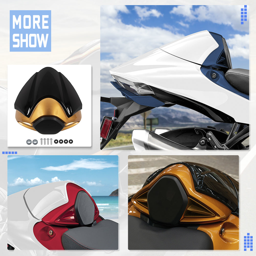 Wolfline Motorcycle Pillion Rear Seat Cover Cowl Solo Faring Passenger Accessories For Suzuki GSX1300R Hayabusa GSXR 1300 2021 2022