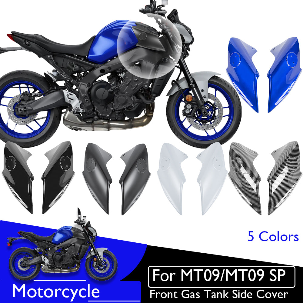 Wolfline MT09 Fuel Gas Tank Front Side Cover Trim Cowl For Yamaha MT 09 MT-09 SP 2021 2022 2023 Motorcycle Fuel Cap Fairing Accessories