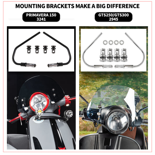 WOLFLINEMOTO Windscreen Windshield For Vespa Primavera 50 125 150 2017-2022 2018 2019 2020 2021