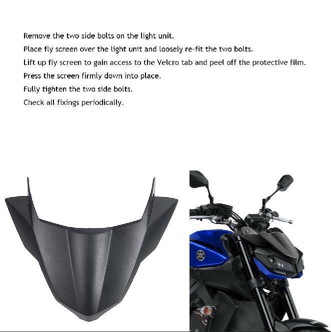 Wolfline For Yamaha MT-09 MT 09 MT FZ09 FZ-09 MT09 FZ09 2017-2020 Fly Screen Windscreen Beak Cowl Protector