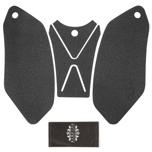 Wolfline Motorcycle Fuel Tank Protection Stickers Moto Anti Slip Rubber Fuel Gas Tank Pad Side Knee Decals For Aprilia RSV4 2010-2017 / TUONO 1100 2015-2017