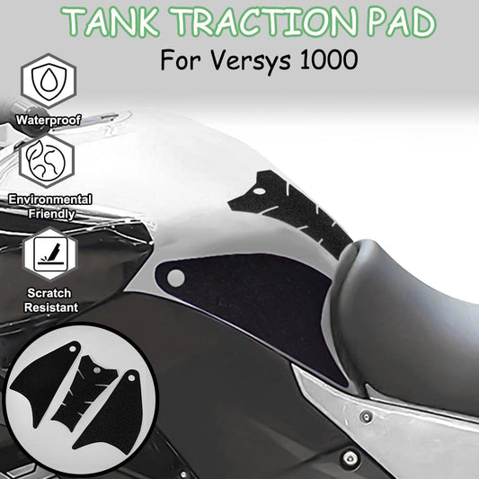 Wolfline Motocycle Anti Slip Tank Pad Stickers Side Gas Tank Pad Knee Grip Decals Protection For Kawasaki Versys1000 Versy 1000