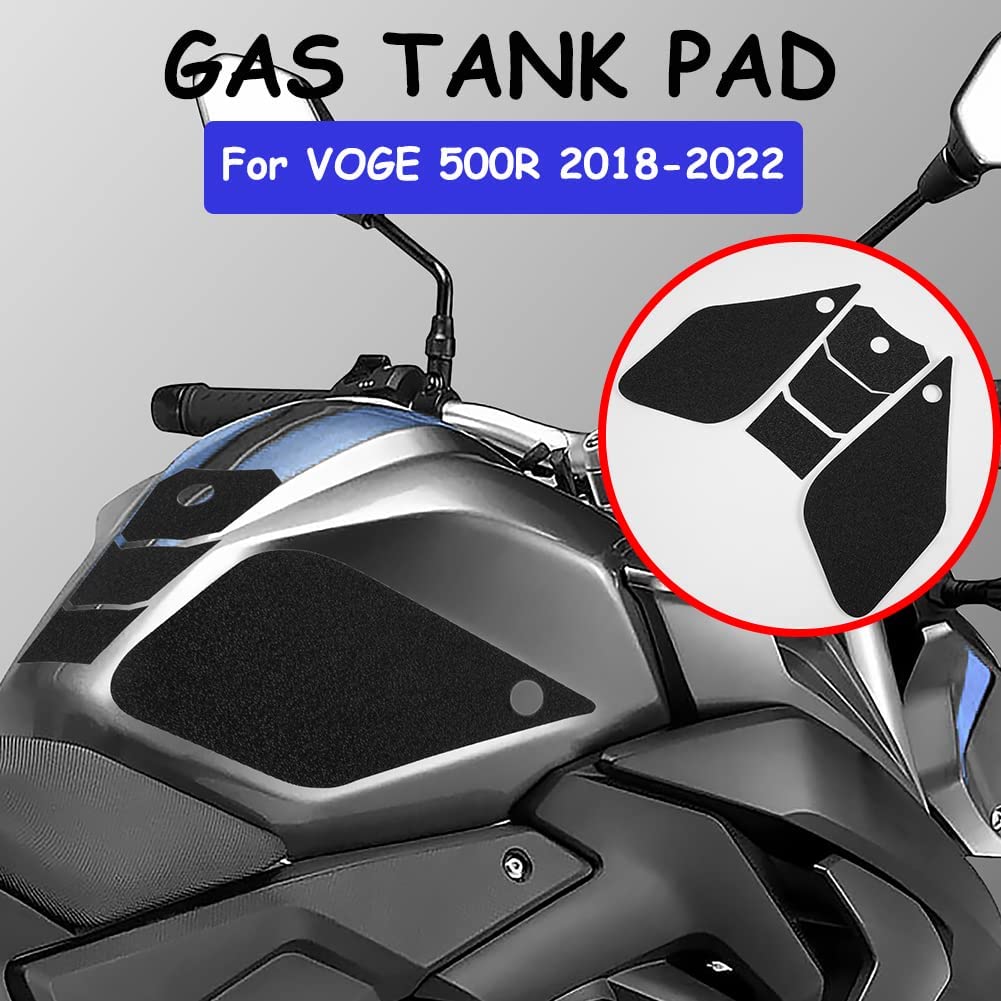 Wolfline Motorcycle Anti Slip Tank Pad Stickers Side Gas Tank Pad Knee Grip Decals Protection Fuel Tank Pad Stickers For VOGE 500R 500 R 2018 2019 2020 2021