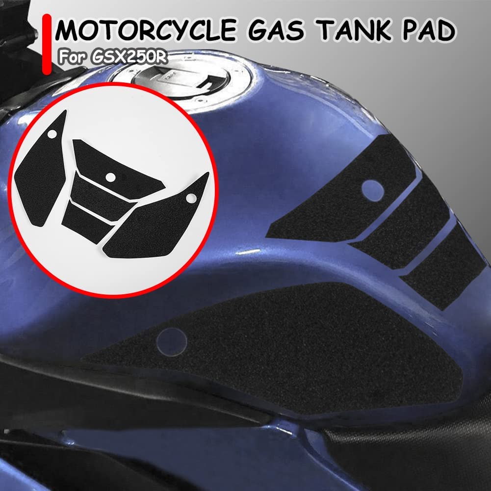 Wolfline Motorcycle Anti Slip Tank Pad Stickers Side Gas Tank Pad Knee Grip Decals Protection For Suzuki GSX 250R 250 R 2017 2018 2019 2020