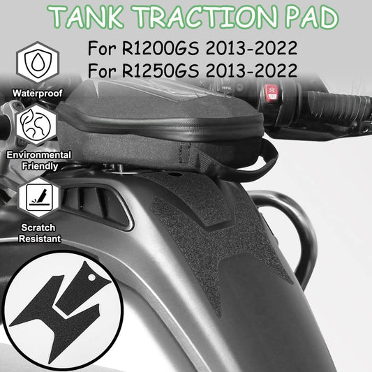 Wolfline Motorcycle Anti Slip Tank Pad Stickers Side Gas Tank Pad Knee Grip Decals Protection For BMW R1200GS R1250GS R1200 R1250 GS R 1200 1250 GS 2013 2014 2015 2016 2017 2018 2019 2020 2021 2022