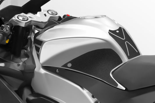 Wolfline Motorcycle Accessories Anti Slip Tank Pad Stickers Side Gas Tank Pad Knee Grip Decals Protection For Aprilia GRP 150R 250R 2021 2022 GRP150R GRP250R