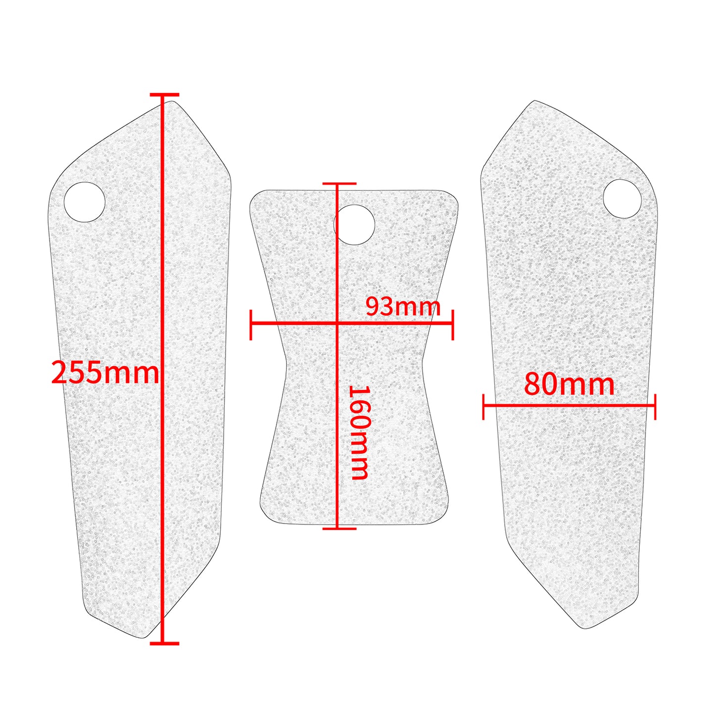 Wolfline Motorcycle Anti Slip Tank Pad Stickers Side Gas Tank Pad Knee Grip Decals Protection For BMW F750GS F850GS 750 850 GS 2018 2019 2020 2021 2022