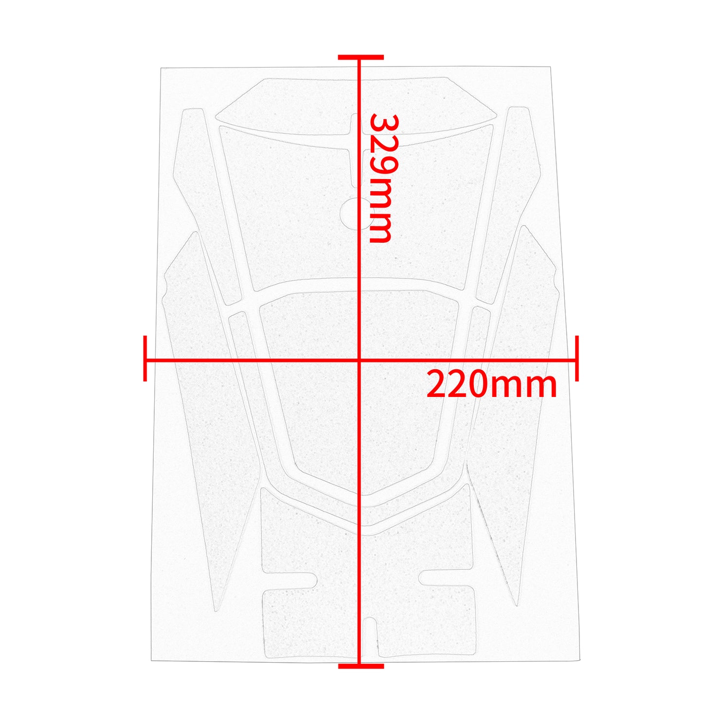 Wolfline Motorcycle Anti Slip Tank Pad Stickers Side Gas Tank Pad Knee Grip Decals Protection For Honda PCX160 PCX 160 2021