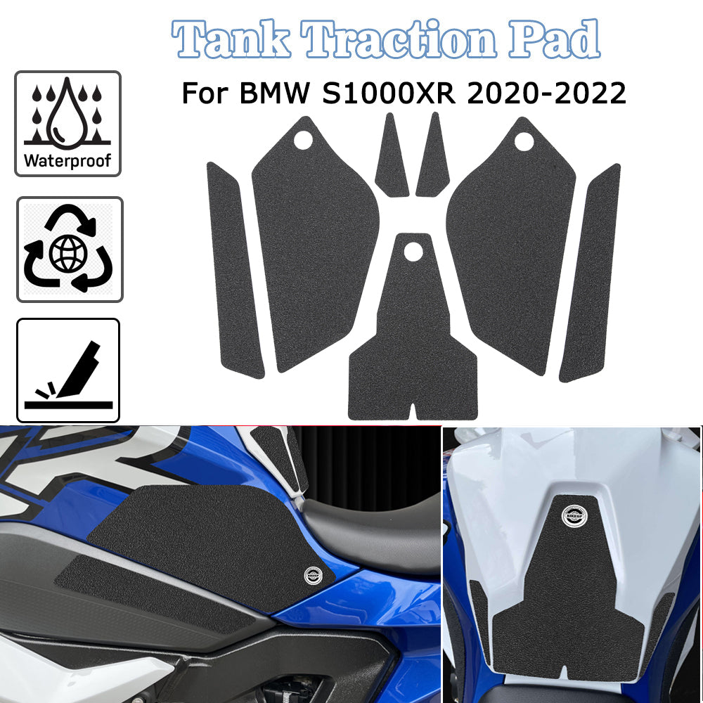 Wolfline Motorcycle Fuel Tank Protection Stickers Moto Anti Slip Rubber Fuel Gas Tank Pad Side Knee Decals For BMW S1000XR S 1000XR 2020 2021 2022