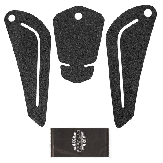 Wolfline Motorcycle Fuel Tank Protection Stickers Moto Anti Slip Rubber Fuel Gas Tank Pad Side Knee Decals For HAOJUE TR300 2021 2022