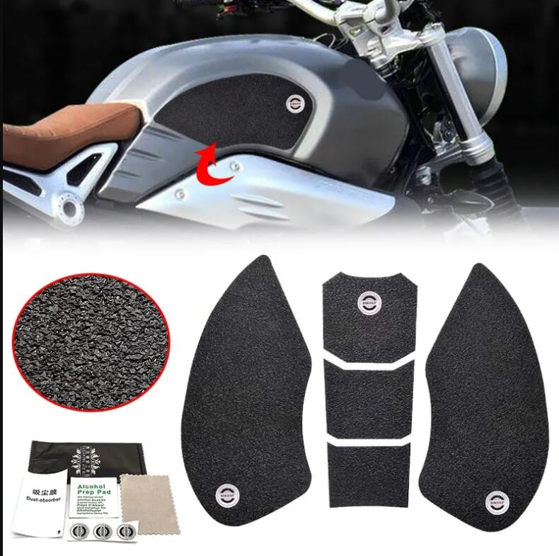 WOLF For BMW R Nine T R9T Scrambler 2016-2022 Motorcycle Gas Tank Pad Stickers Knee Grip Kit Pad Anti Slip Tank Decals Propection