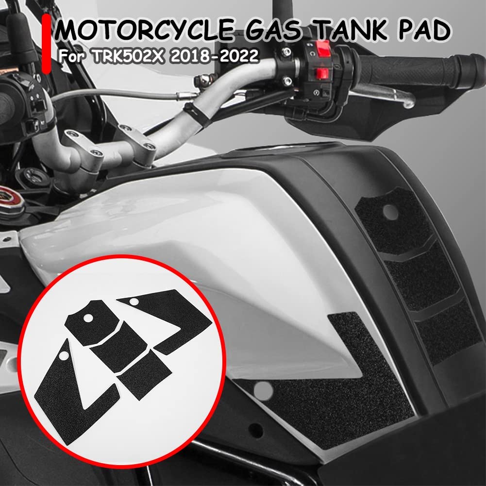 Wolfline Motorcycle Fuel Tank Protection Stickers Moto Anti Slip Fuel Gas Tank Pad Side Knee Decals For Benelli TRK502X TRK 502X 2018 2019 2020 2021 2022