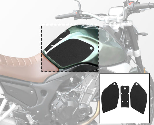 Wolfline Motorcycle Accessories Anti Slip Tank Pad Stickers Side Gas Tank Pad Knee Grip Decals Protection For COLOVE 500F 400F