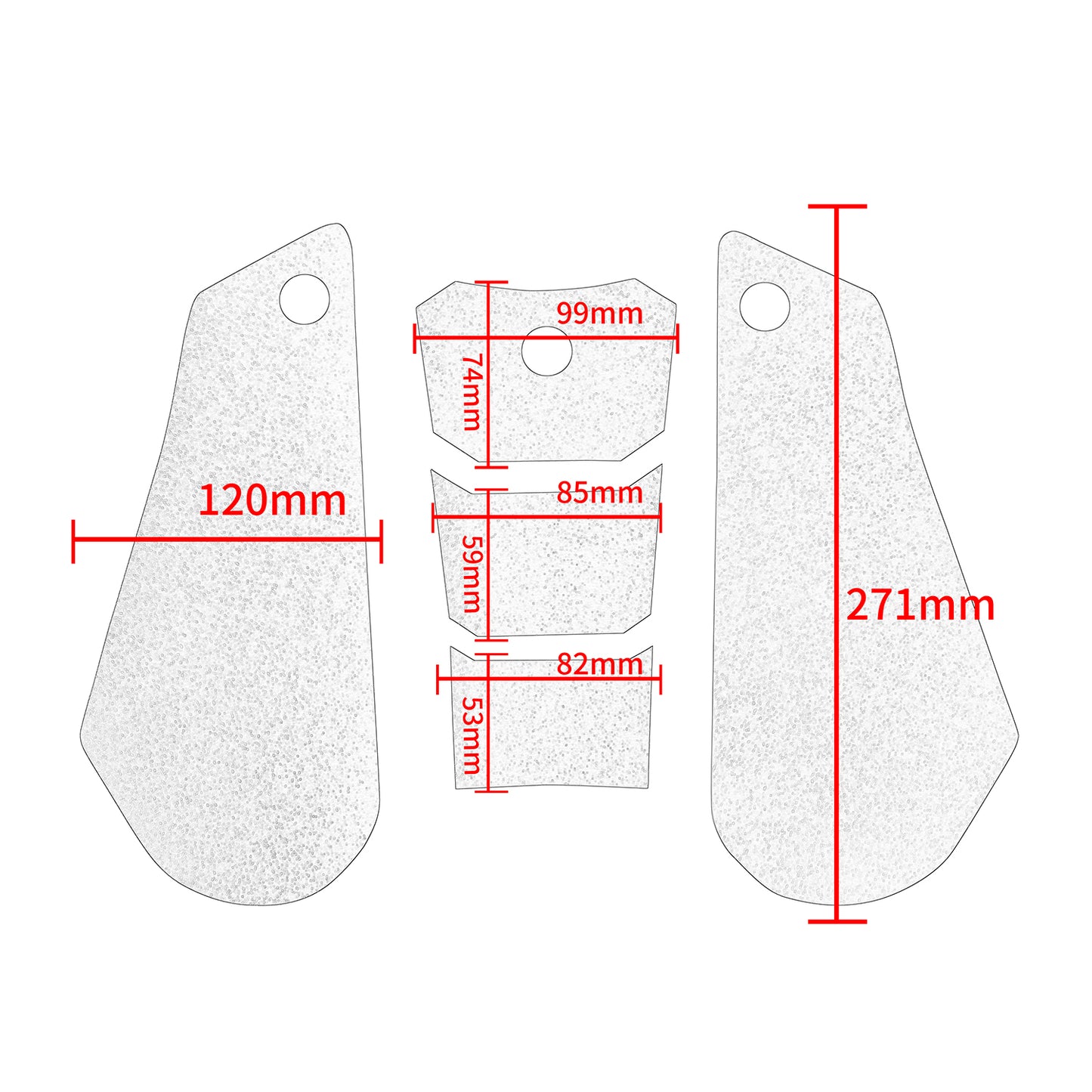 Wolfline Motorcycle Anti Slip Tank Pad Stickers Side Gas Tank Pad Knee Grip Decals Protection For Suzuki GSXR600 GSXR 600 2011 2012 2013 2014 2015