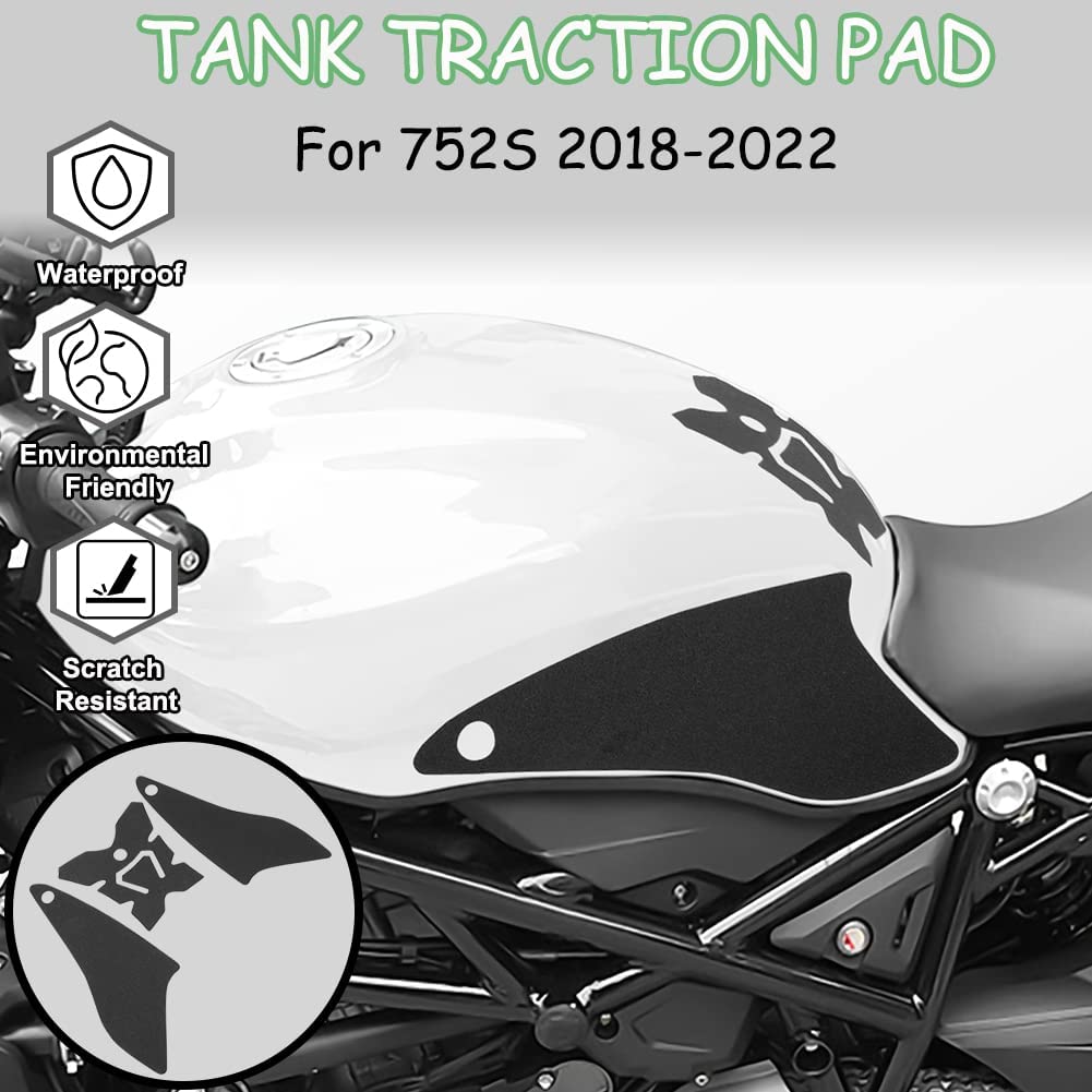 Wolfline Motorcycle Accessories Anti Slip Tank Pad Stickers Side Gas Tank Pad Knee Grip Decals Protection For BENELLI 750s 750S 2018 2019 2020 2021 2022