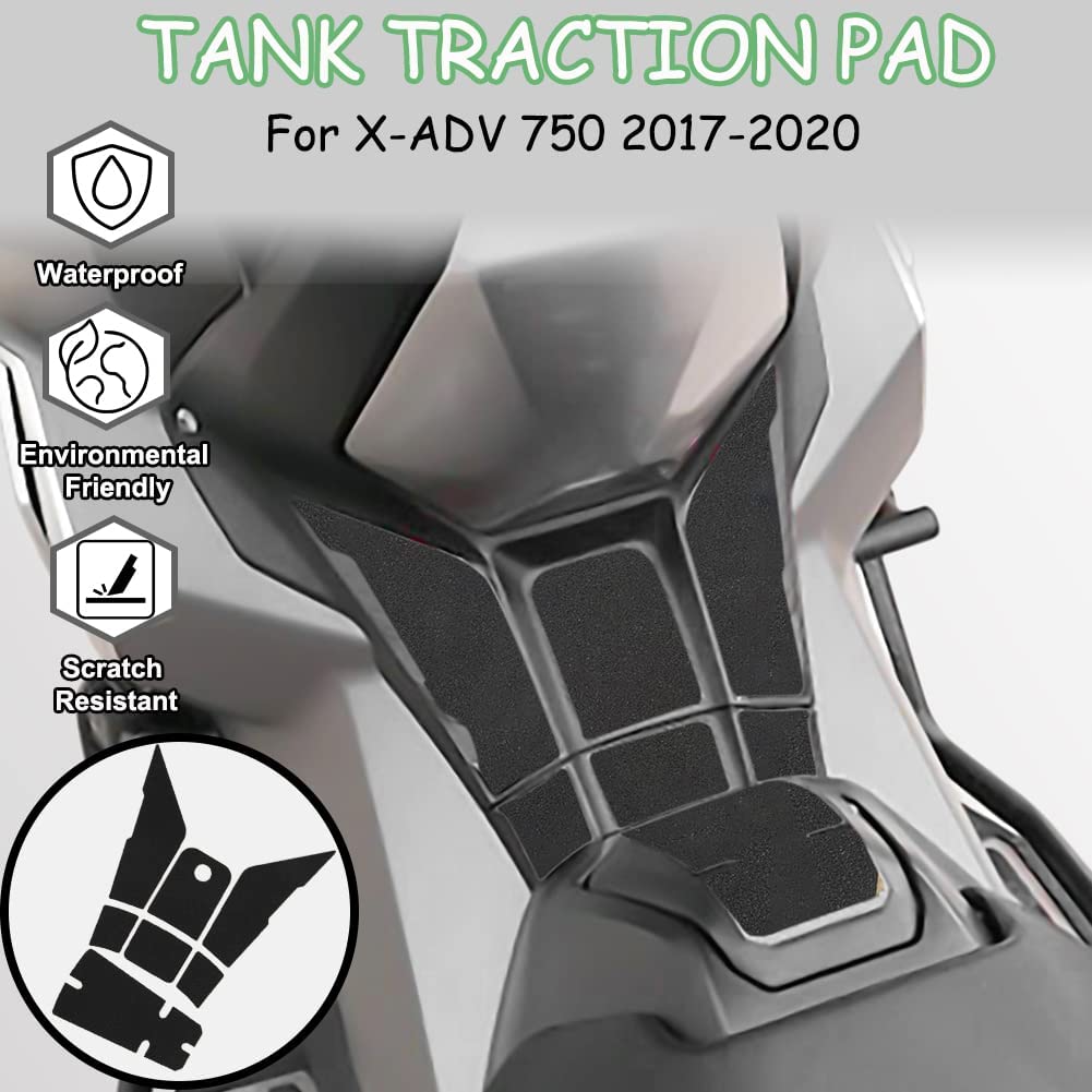 Wolfline Motorcycle Anti Slip Tank Pad Stickers Side Gas Tank Pad Knee Grip Decals Protection For Honda X-ADV 750 X ADV750 2017 2018 2019 2020