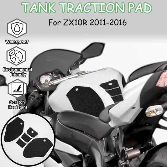 Wolfline Motorcycle Anti Slip Tank Pad Stickers Side Gas Tank Pad Knee Grip Decals Protection For Kawasaki ZX10R ZX 10R ZX10 R zx10r 2011 2012 2013 2014 2015 2016