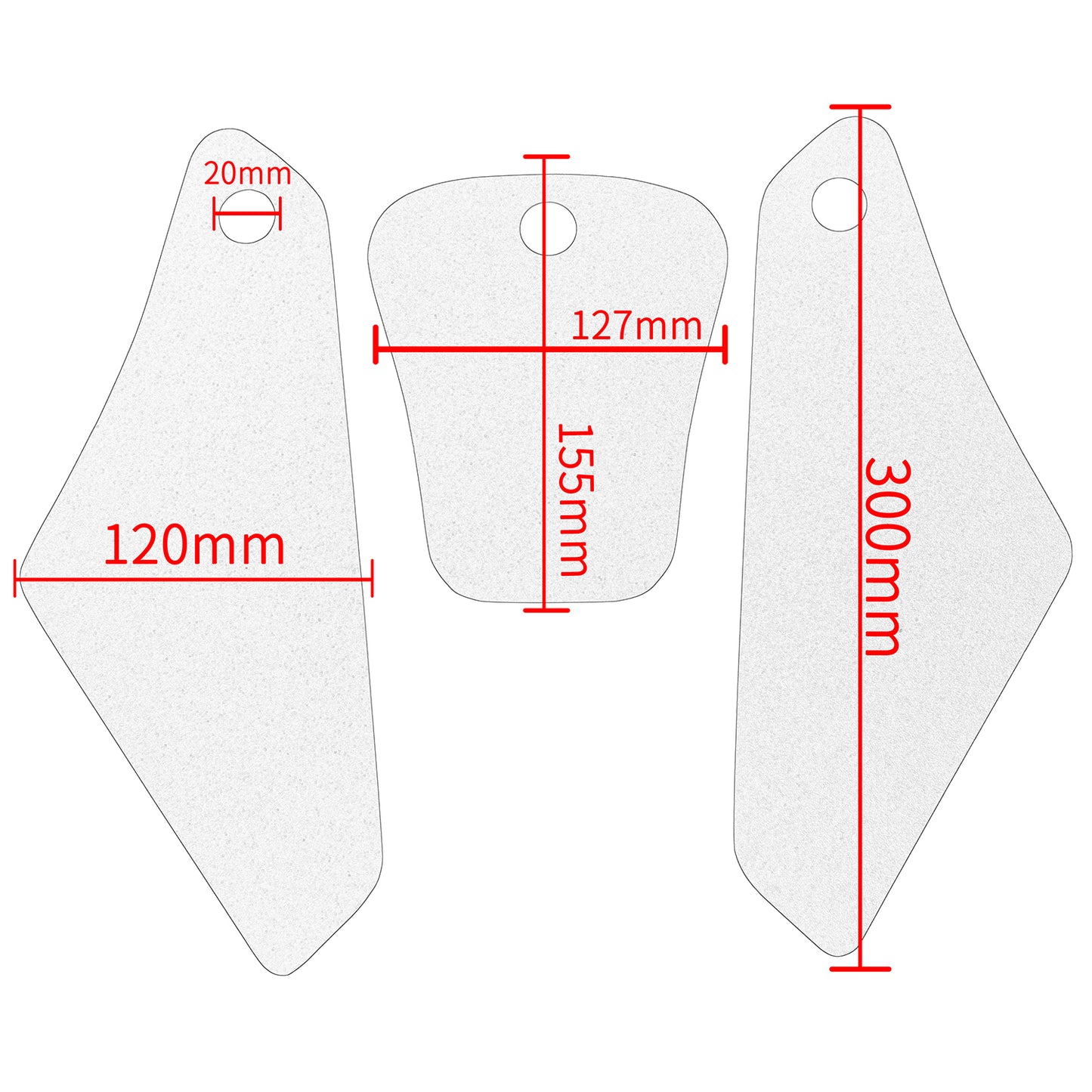 Wolfline Motorcycle Accessories Anti Slip Tank Pad Stickers Side Gas Tank Pad Knee Grip Decals Protection For BMW R1200GS 2004 2005 2006 2007 2008 2009 2010 2011 2012