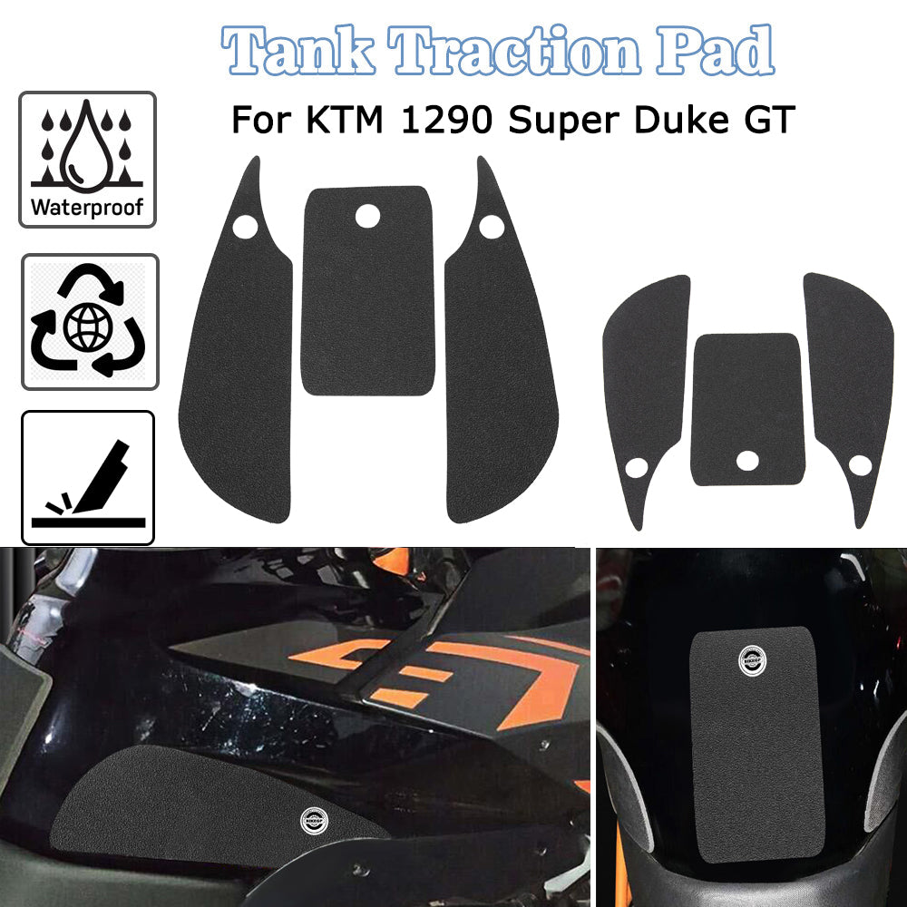 Wolfline Motorcycle Fuel Tank Protection Stickers Moto Anti Slip Rubber Fuel Gas Tank Pad Side Knee Decals For KTM Super Duke 1290 Super Duke GT 2016 2017 2018 2019 2020 2021 2022