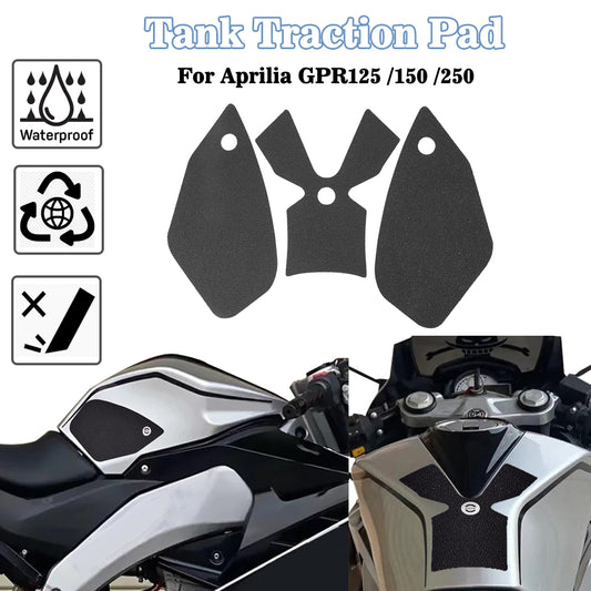 Motorcycle Fuel Tank Protection Stickers For Aprilia GPR125 GPR150 GPR 250 GPR 125 150 250 2015 2016 2017 2018 2018 2019 2020 2021 2022 Moto Anti Slip Rubber Fuel Gas Tank Pad Side Knee Decals