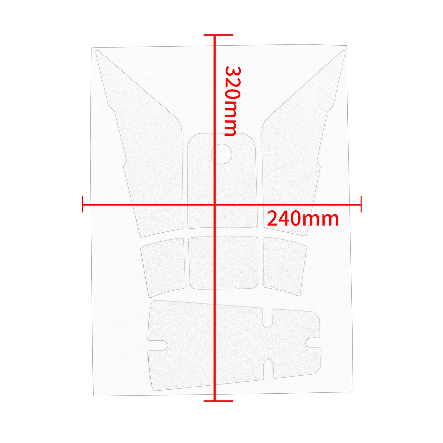 Wolfline Motorcycle Anti Slip Tank Pad Stickers Side Gas Tank Pad Knee Grip Decals Protection For Honda X-ADV 750 X ADV750 2017 2018 2019 2020
