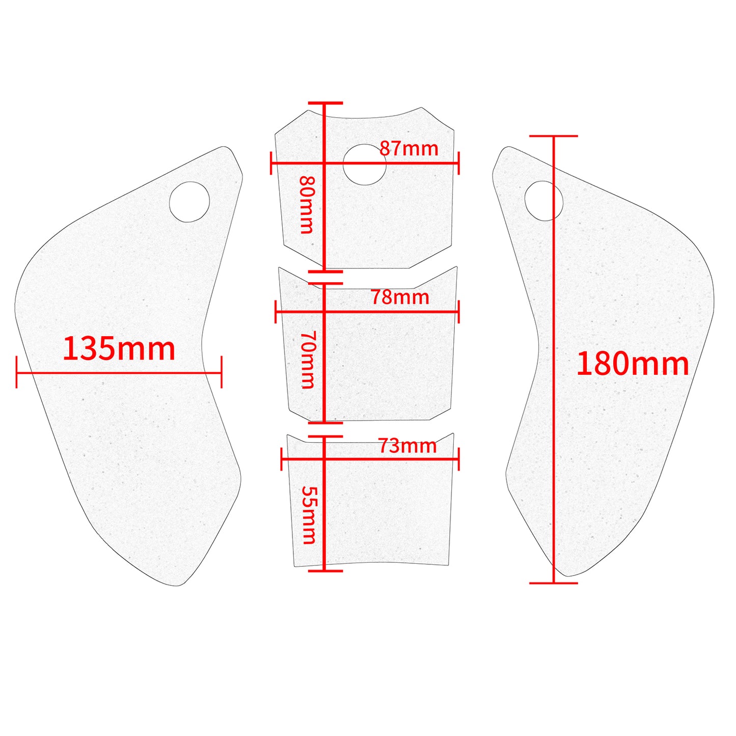 Wolfline Motorcycle Anti Slip Tank Pad Stickers Side Gas Tank Pad Knee Grip Decals Protection For BMW F900R F 900R 2019 2020 2021 2022