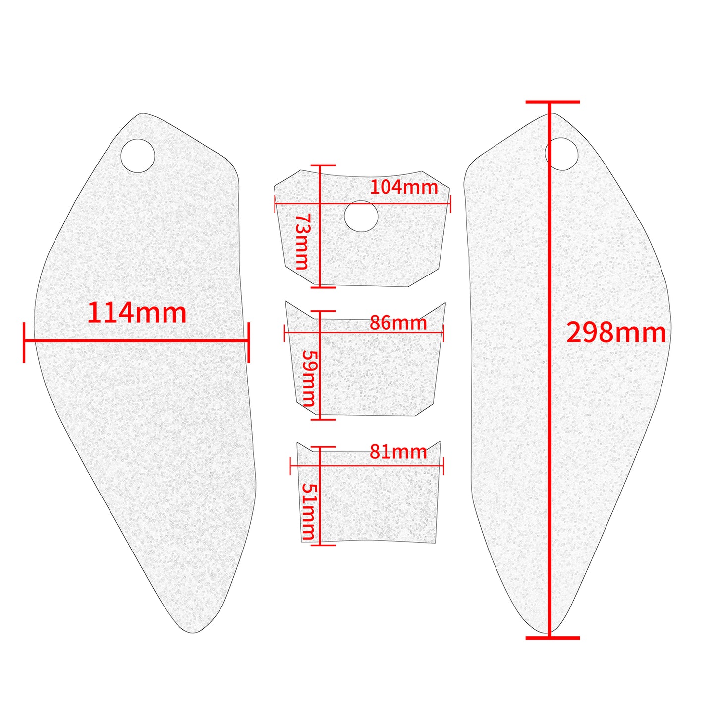 Wolfline Motorcycle Anti Slip Tank Pad Stickers Side Gas Tank Pad Knee Grip Decals Protection For Kawasaki ZX6R ZX-6 ZX 6R 2009 2010 2011