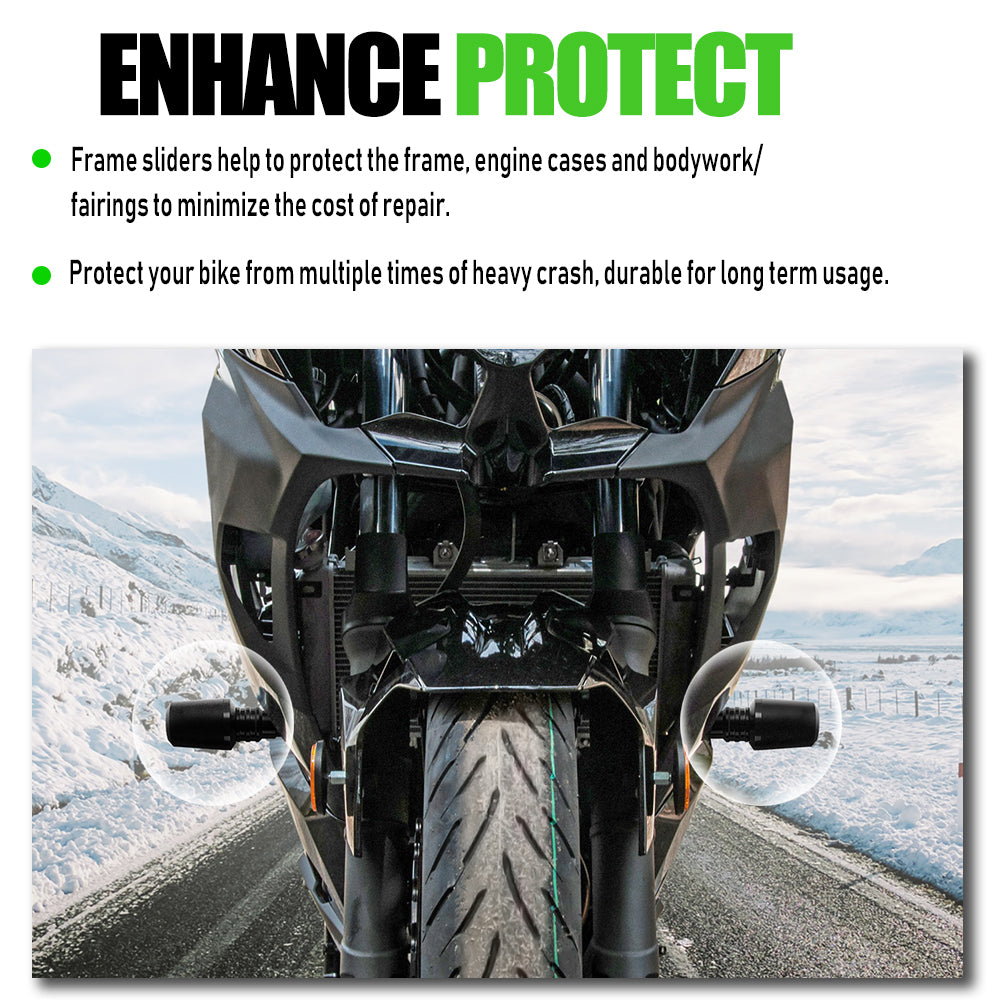 Ninja 400 Frame Slider Fairing Engine Guard Crash Protector Falling Protection For Kawasaki NINJA400 Z400 2018 2019 2020 2021 2022 2023