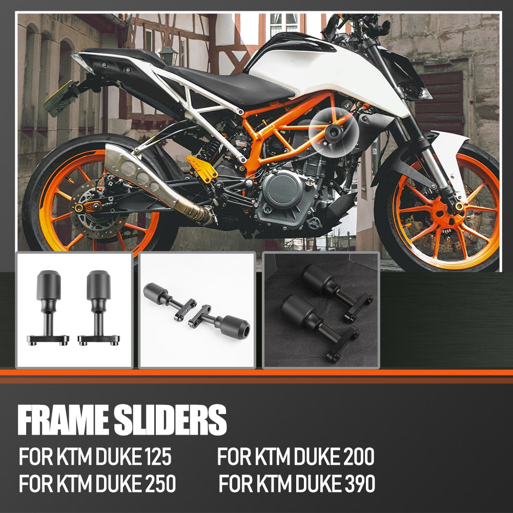 Frame Slider Crash Protector Guard for KTM Duke 125 200 250 390 2017 2018 2019 2020 2021 2022