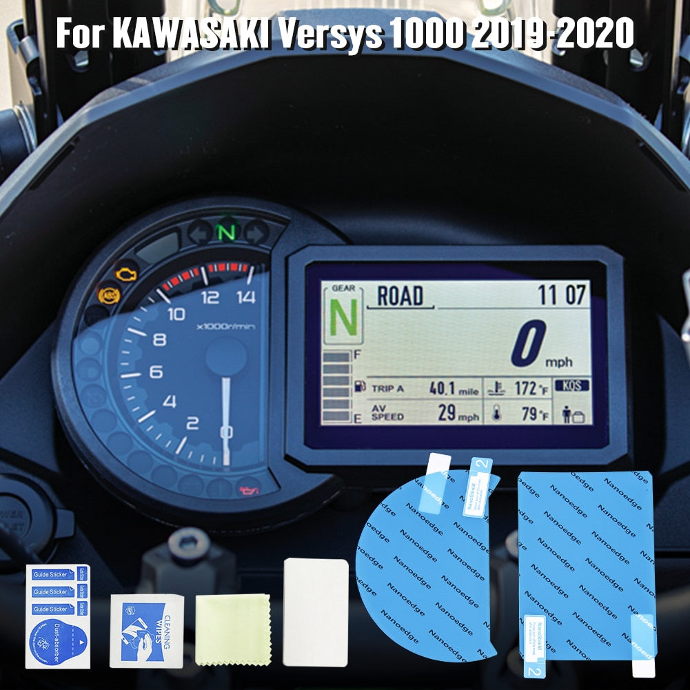 Wolfline Versys 1000 Accessories Motorcycle Speedo Cluster Scratch Screen Protection Film Protector for Kawasaki Versys1000 SE 2019 2020