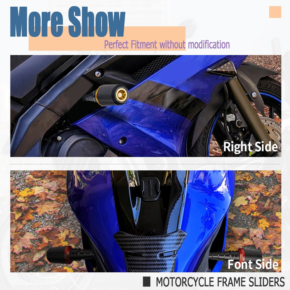 Motor Frame Slider Fairing Guard Crash Pad Protector For Yamaha YZF-R15 V3 2017 2018 2019 2020 2021 YZF R15 Falling Protection