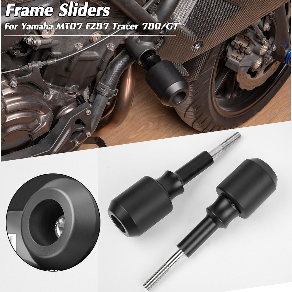 Motor Frame Sliders Motor Frame Sliders Crash Pad For Yamaha MT 07 Tracer 700 FZ07 MT07 ...
