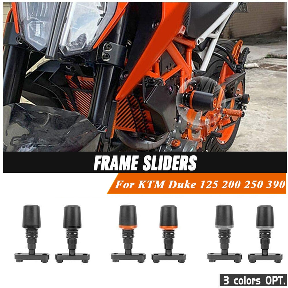 Motorcycle Frame Slider Crash Protector Falling Protection For KTM 125 200 Duke 250 390 2013-2022 2016 2017 2018 2019 2020 2021