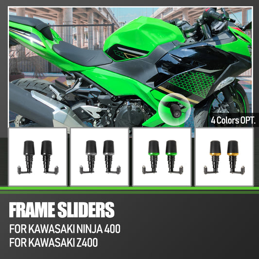 Ninja 400 Frame Slider Fairing Engine Guard Crash Protector Falling Protection For Kawasaki NINJA400 Z400 2018 2019 2020 2021 2022 2023
