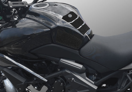 Wolfline Motorcycle Anti Slip Tank Pad Stickers Side Gas Tank Pad Knee Grip Decals Protection For Kawasaki Versys650 Versys 650 2015 2016 2017 2018 2019 2020 2021