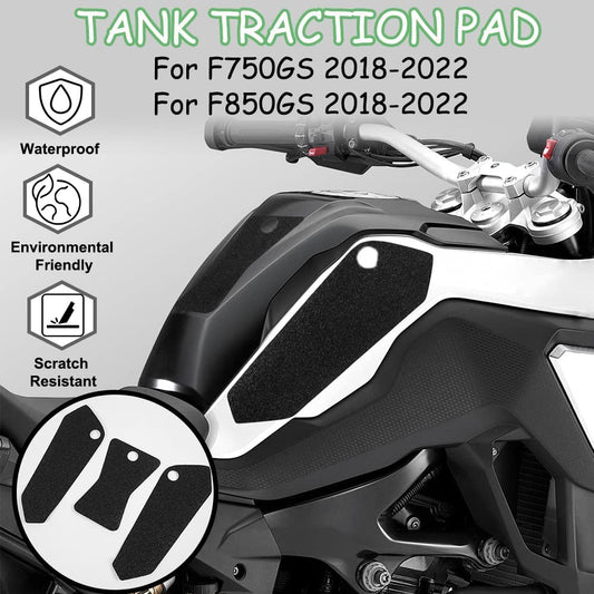 Wolfline Motorcycle Anti Slip Tank Pad Stickers Side Gas Tank Pad Knee Grip Decals Protection For BMW F750GS F850GS 750 850 GS 2018 2019 2020 2021 2022